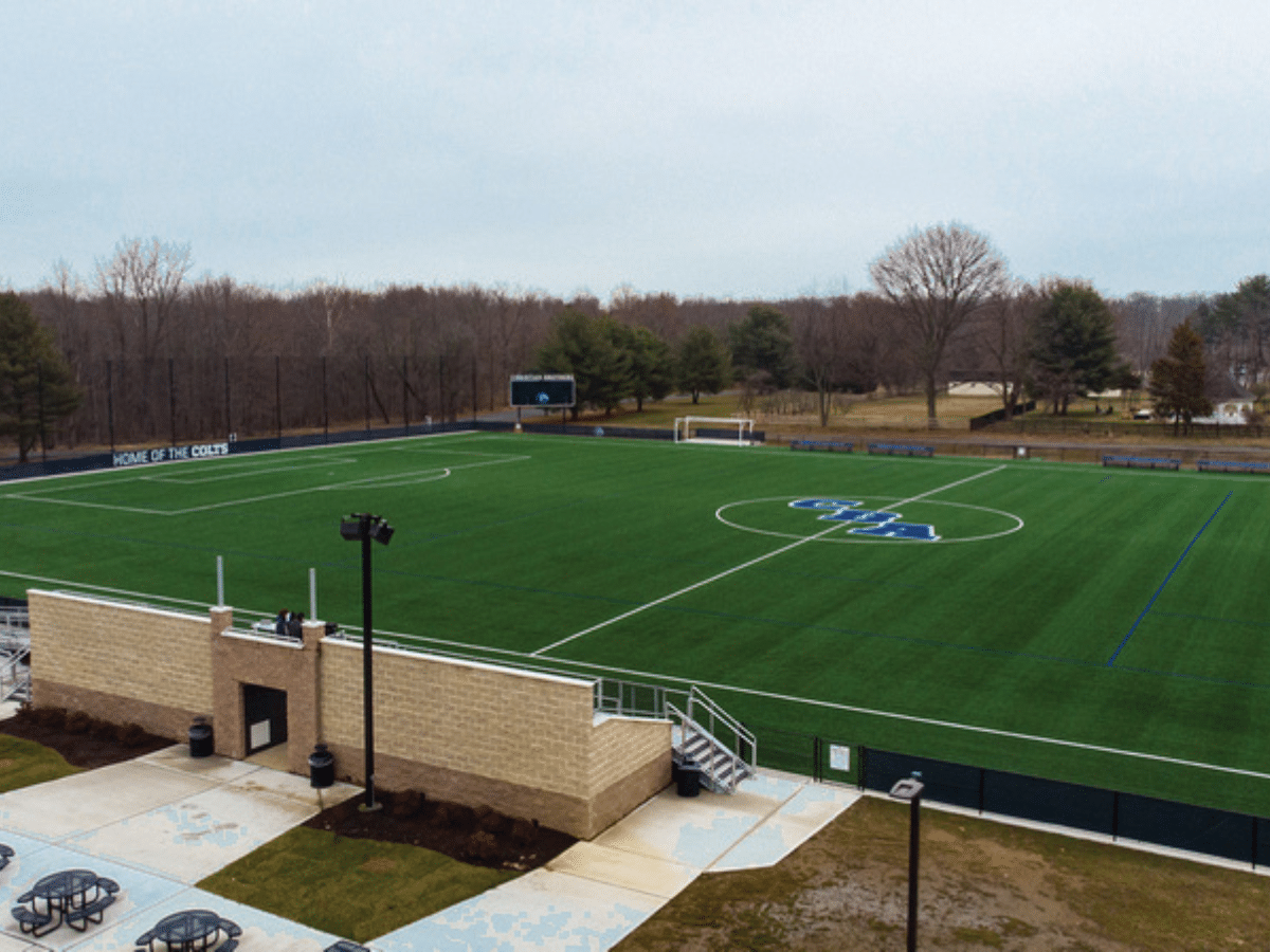 Drone photography of Keane Field. Home of CBA Soccer and Lacrosse